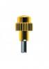 Pushers, Waterproof, Fluted, Gold Plated